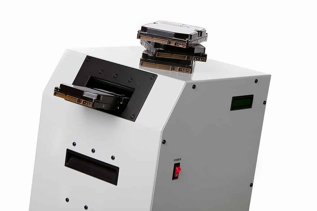 hard disk drive degausser